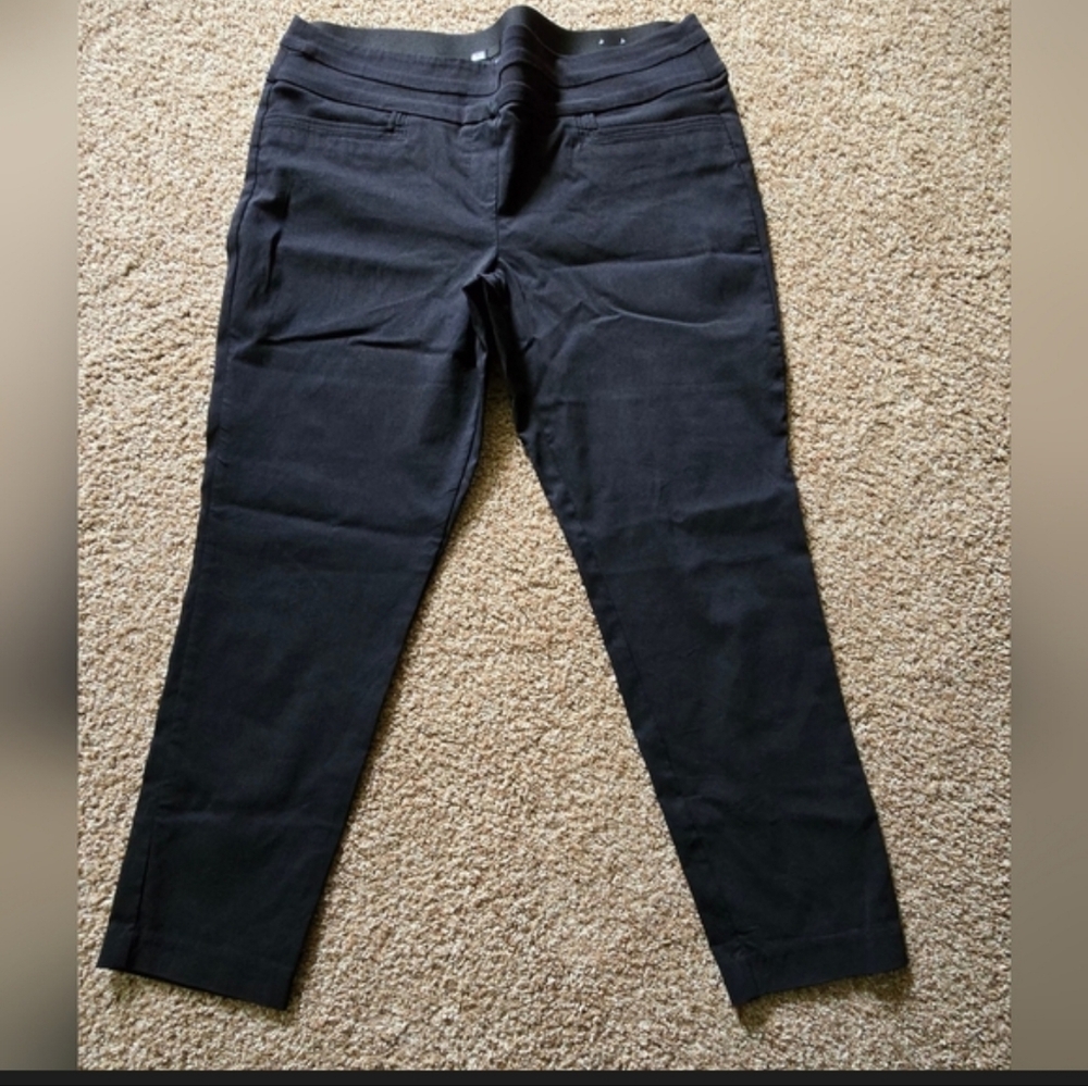 Maurices Elegant Black Pull On Pants, Xl-Reg
